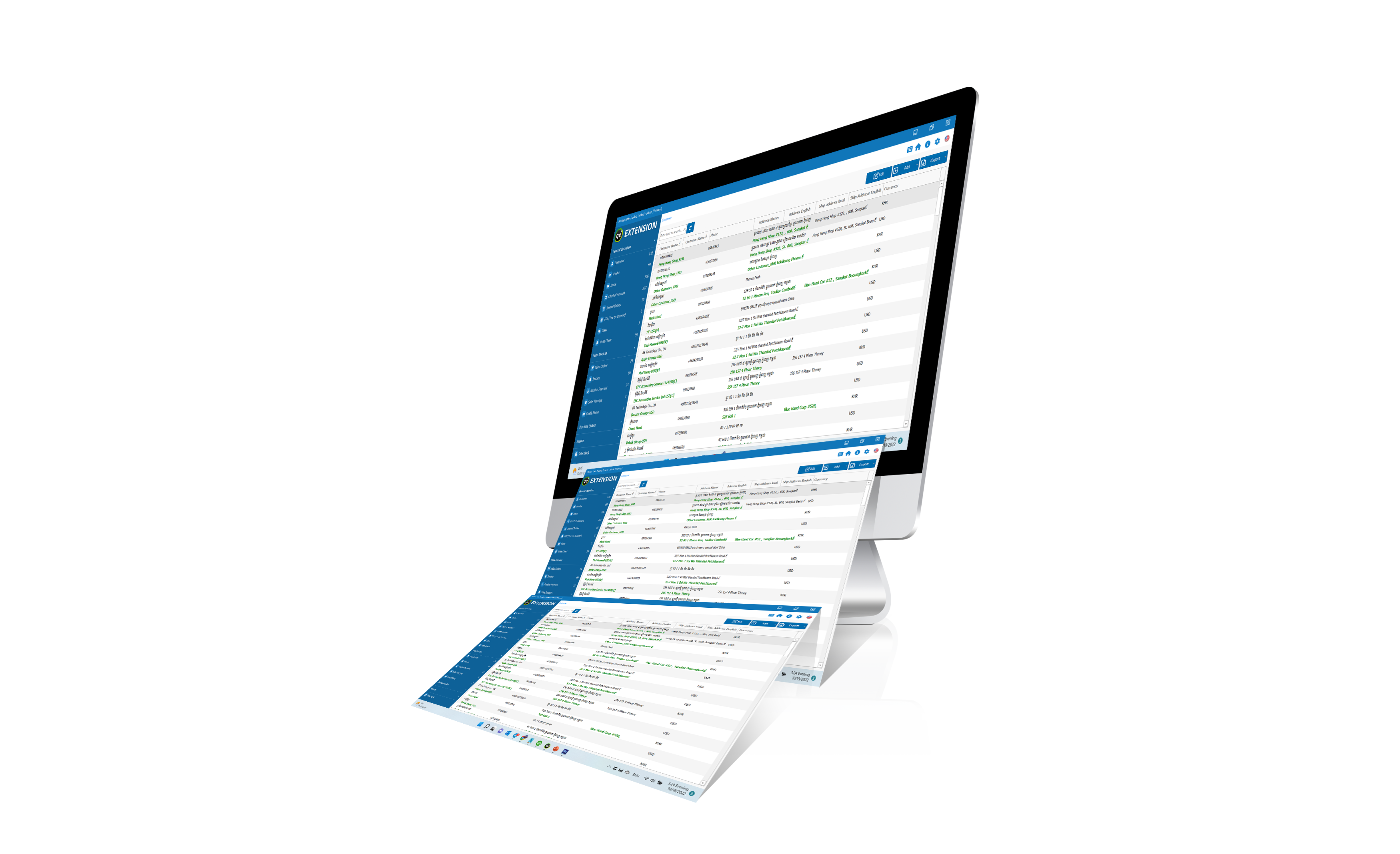 Integration with QuickBooks to support Khmer Unicode, ImportExport